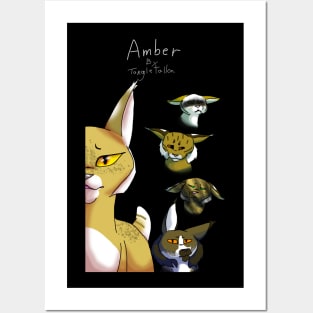 Amber Book Cover Posters and Art